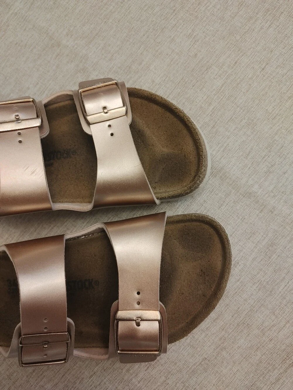 Birkenstock Arizona Kids In Electric Metallic Copper